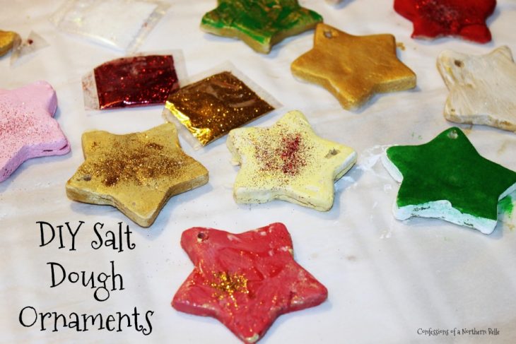 Salt Dough Ornaments are the perfect Christmas activity and easiest homemade gift for the holidays. Here is an easy way to DIY salt dough ornaments.