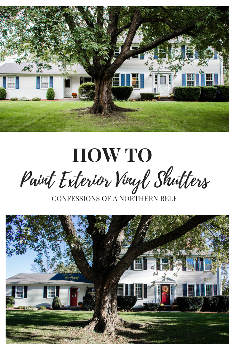 How to Paint Vinyl Shutters