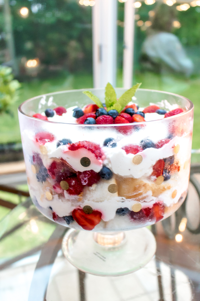 Strawberry and Blueberry Trifle Recipe