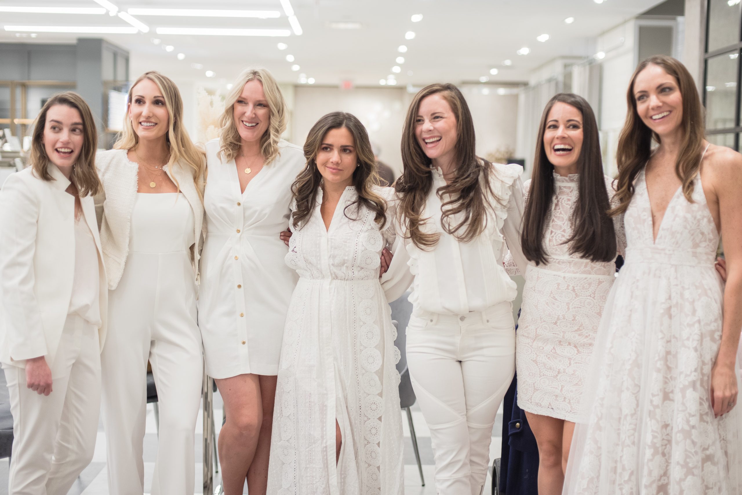 Connecticut Bloggers wearing White at Bridal Registry Event at Bloomingdales at the SONO Collection in South Norwalk