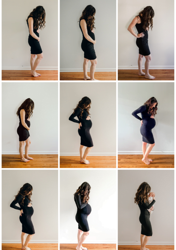 How to Take Monthly Maternity Bump Photos