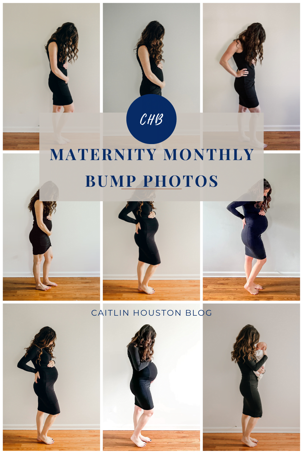 Monthly Maternity Bump Photos Caitlin Houston Blog