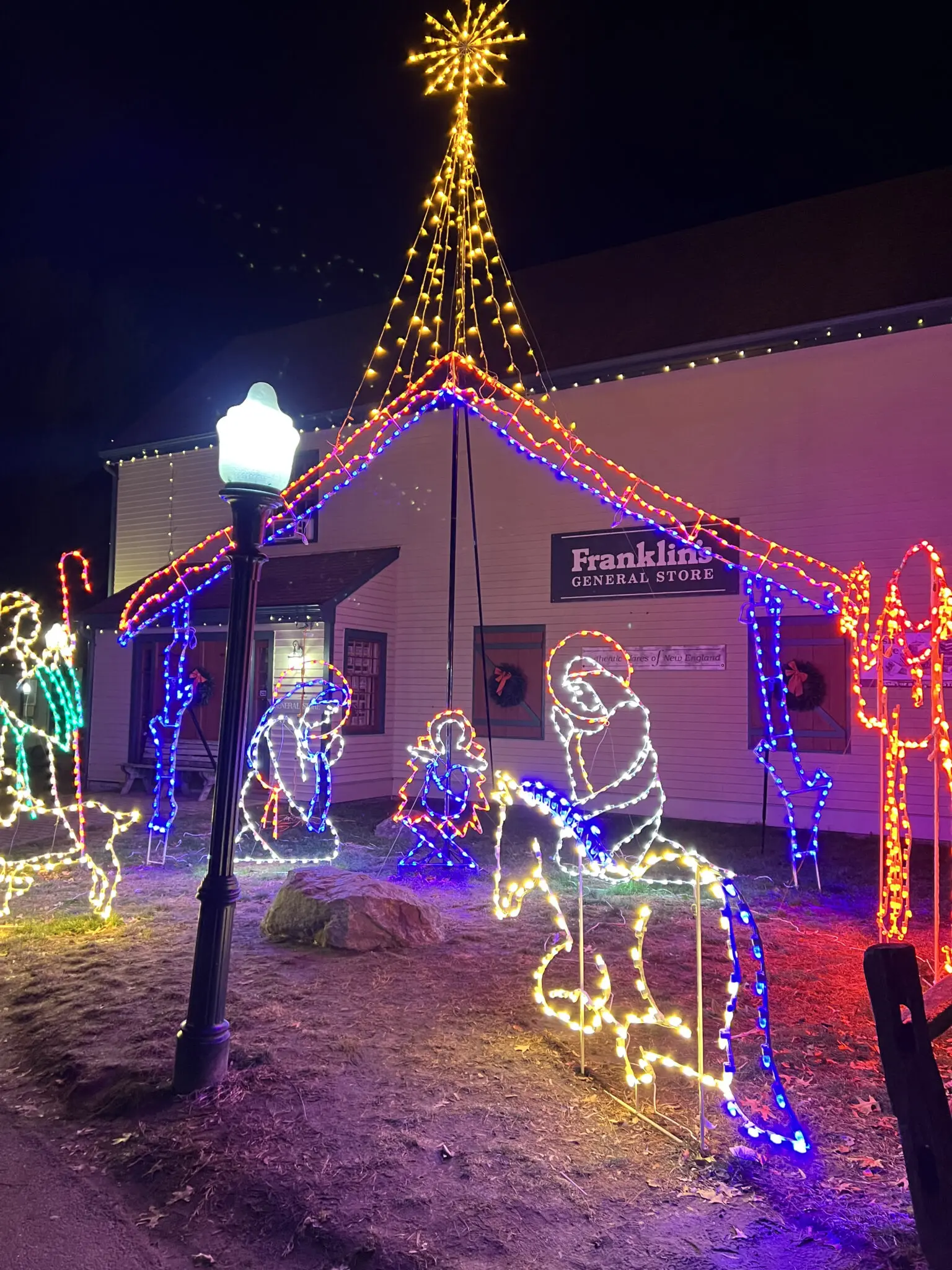 The Holiday Lights Spectacular at Olde Mistick Village