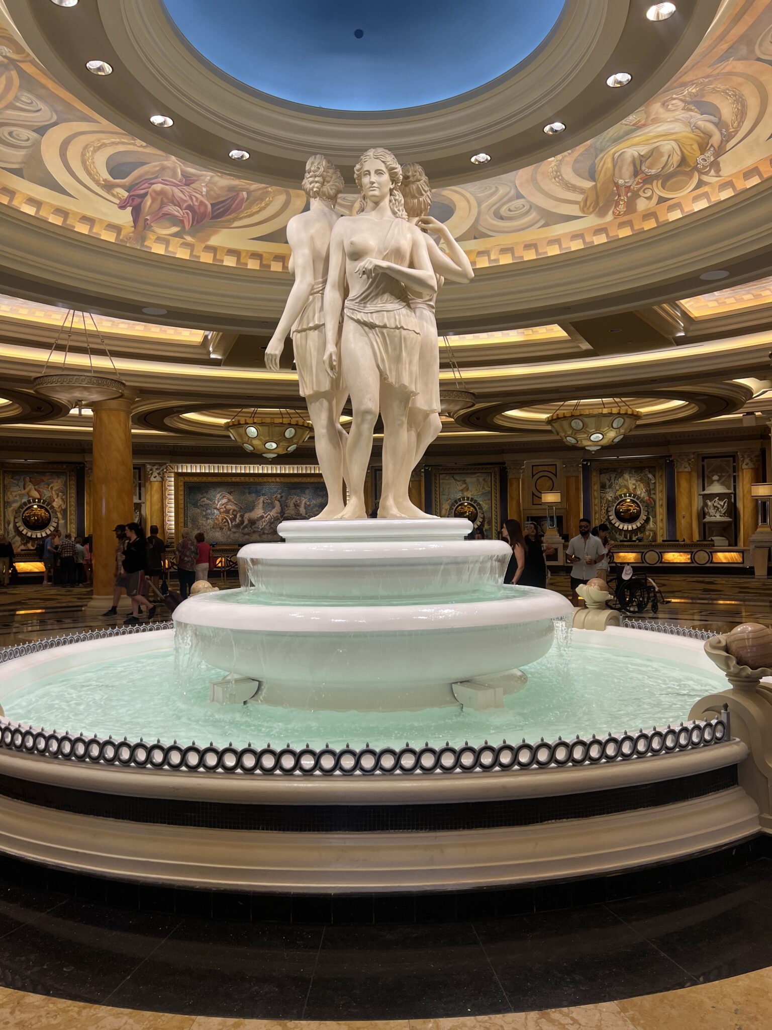 Caesar's Palace Fountains Las Vegas